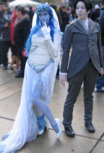 Corpse bride and groom