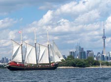 Photo of Empress Sandy on Toronto Harbour