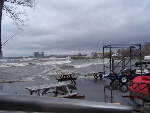 Storm at Toronto Sailing and Canoe Club