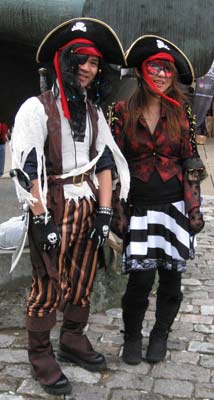 Pirates for Halloween walk toronto 2013