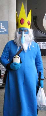 blue costume