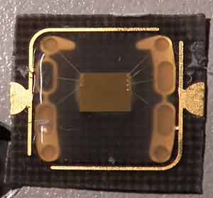 Protective film removed from credit card chip