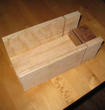 mitre box used in cutting soap