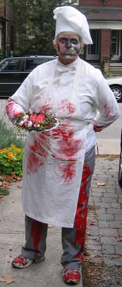 zombie chef costume